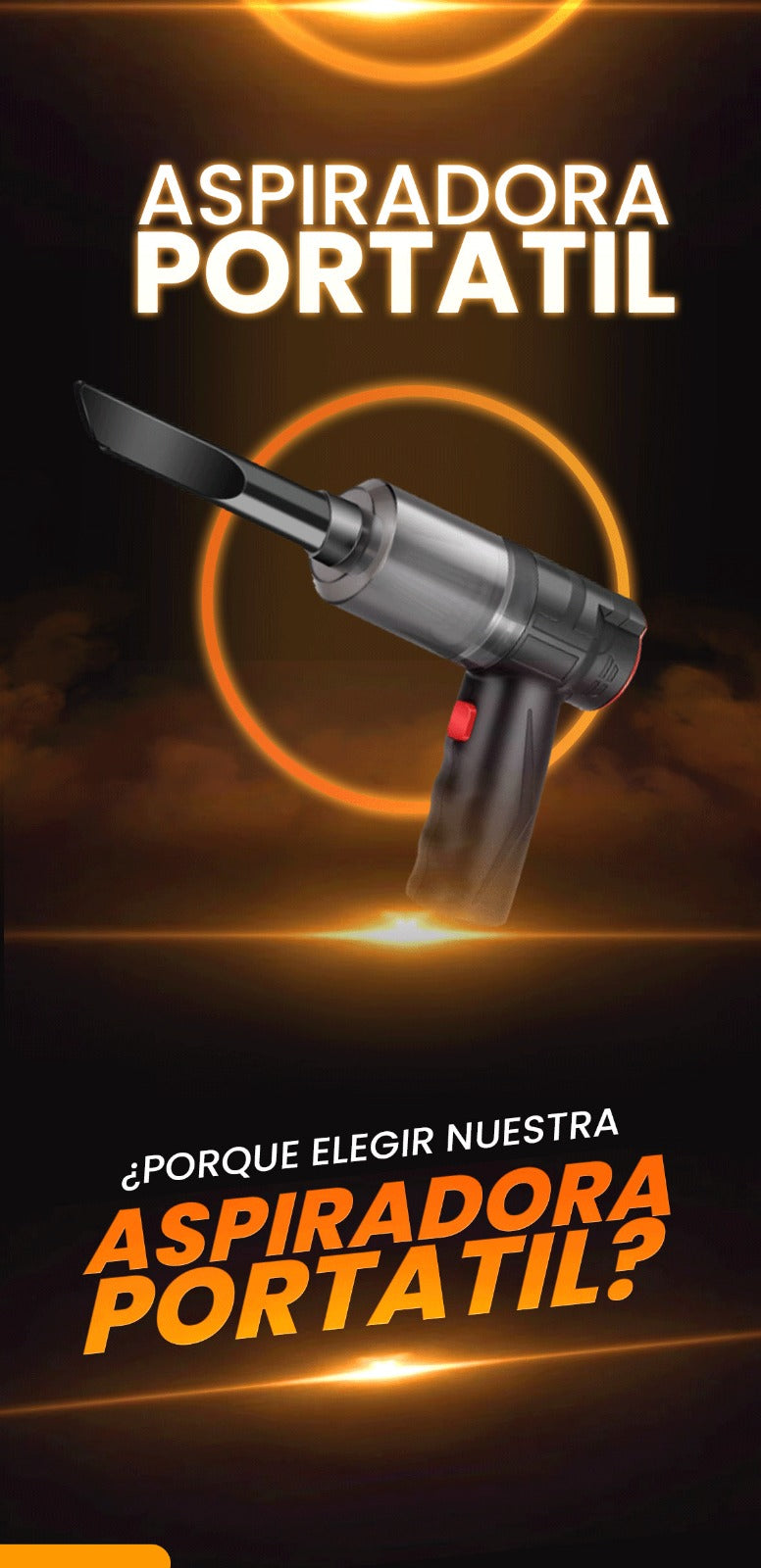 ASPIRADORA INALAMBRICA PARA AUTOVIL
