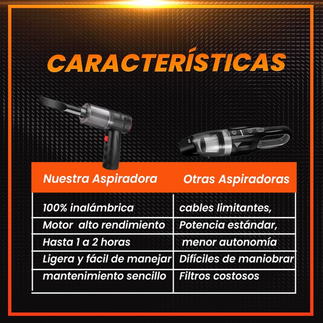 ASPIRADORA INALAMBRICA PARA AUTOVIL